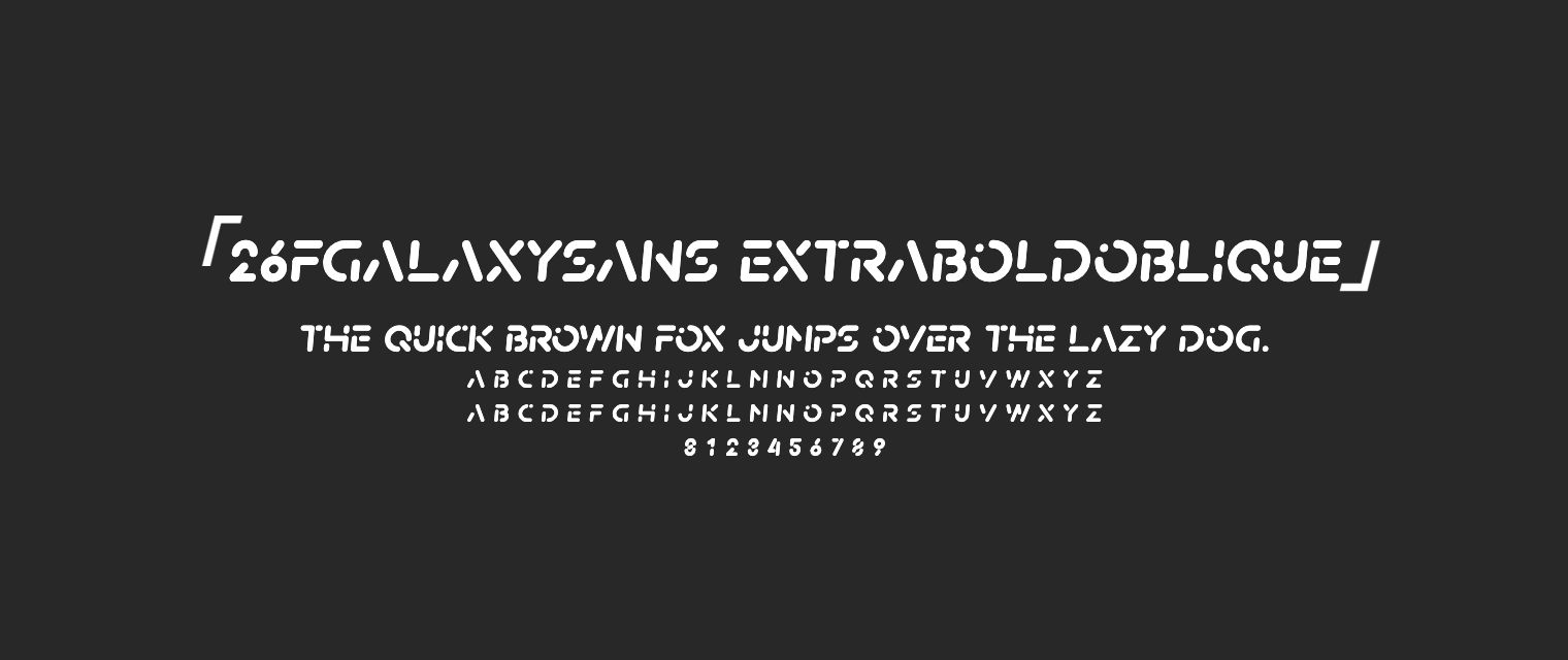 26FGalaxySans-ExtraBoldOblique
