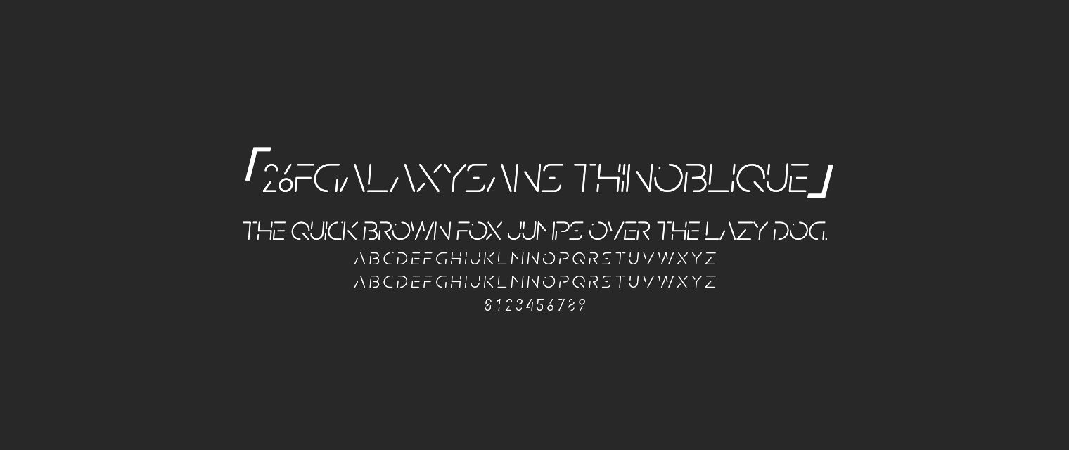 26FGalaxySans-ThinOblique