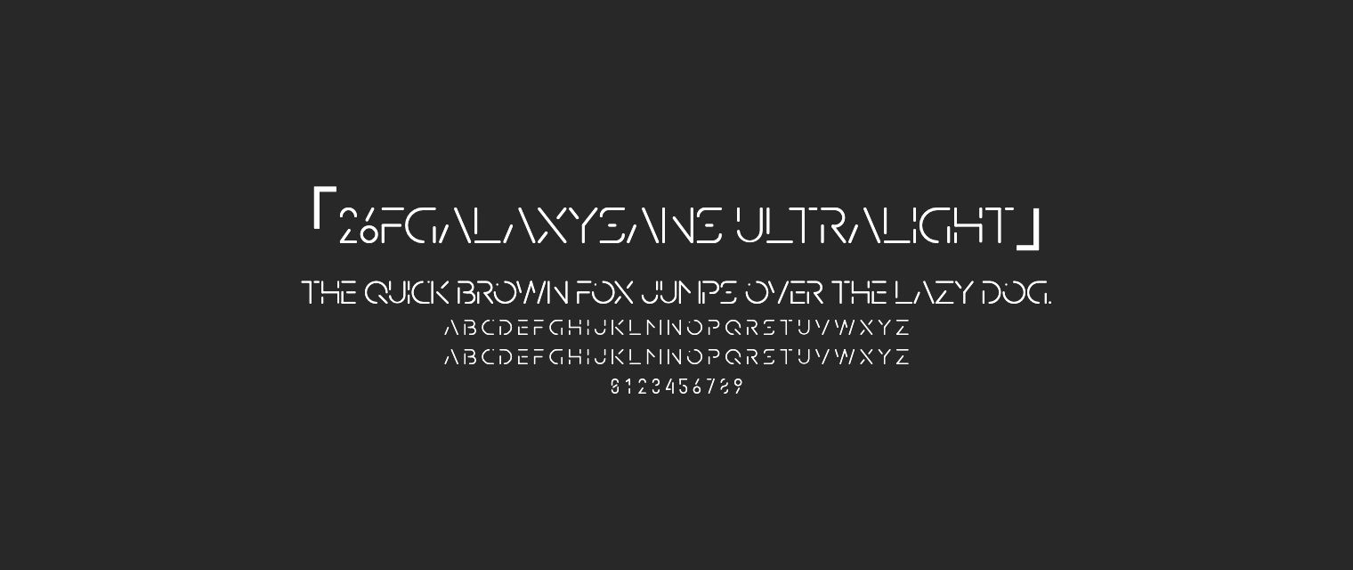 26FGalaxySans-UltraLight