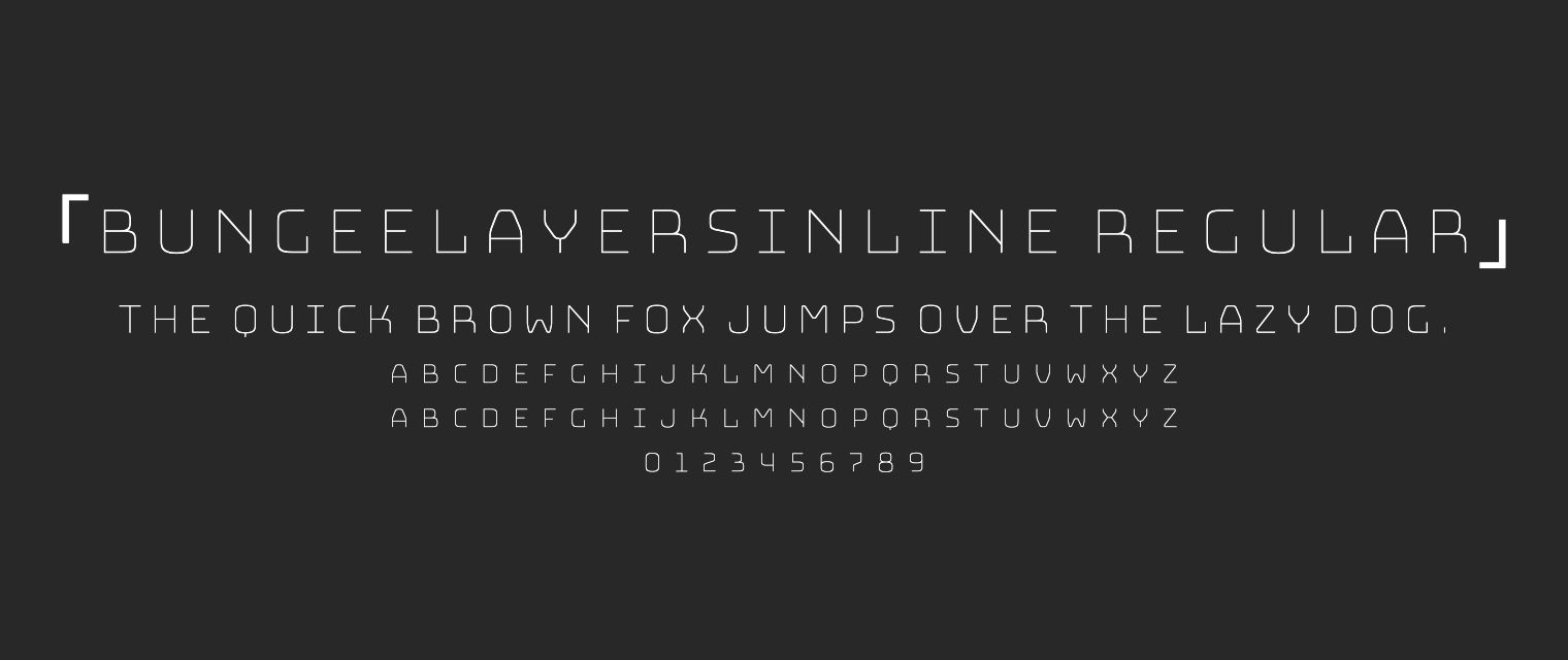 BungeeLayersInline-Regular