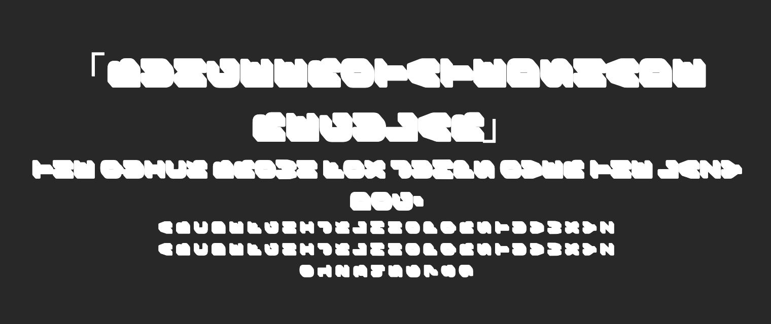 BungeeRotatedShade-Regular