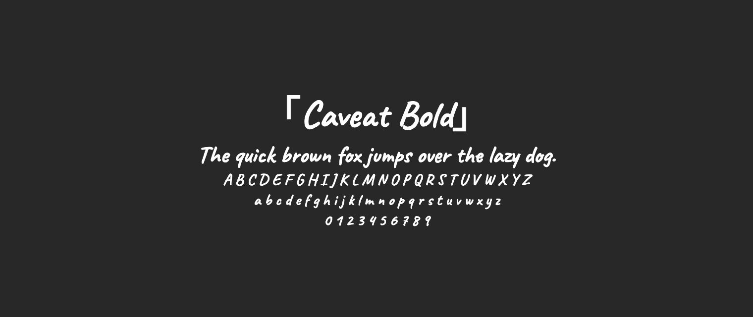 Caveat-Bold