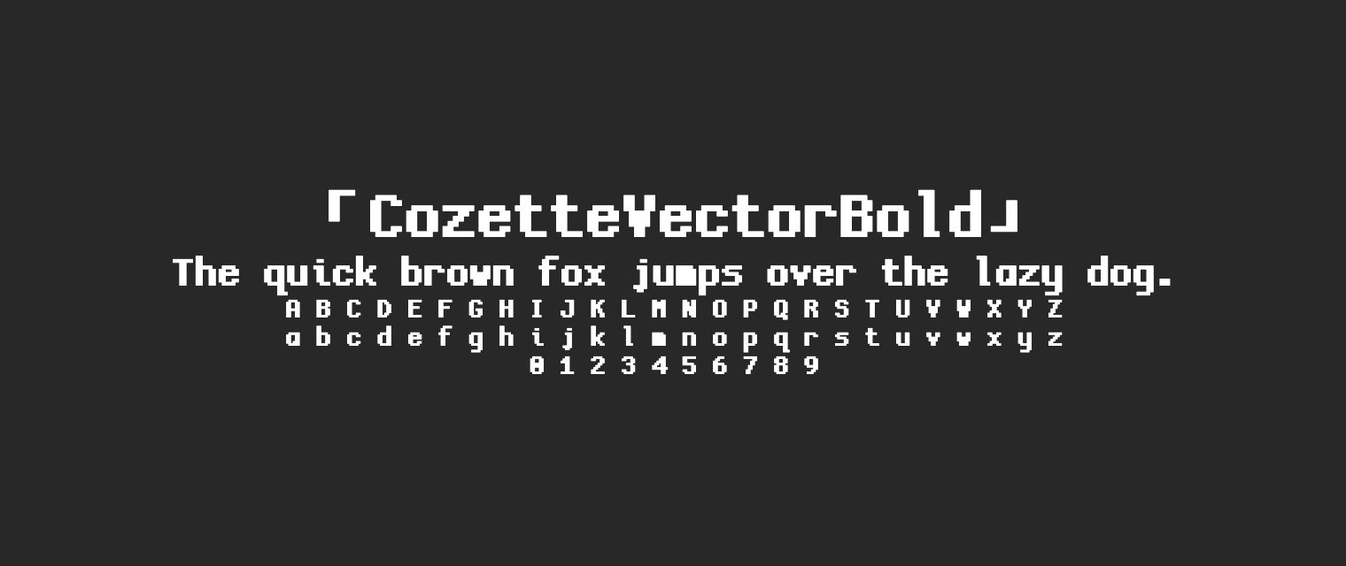 CozetteVectorBold