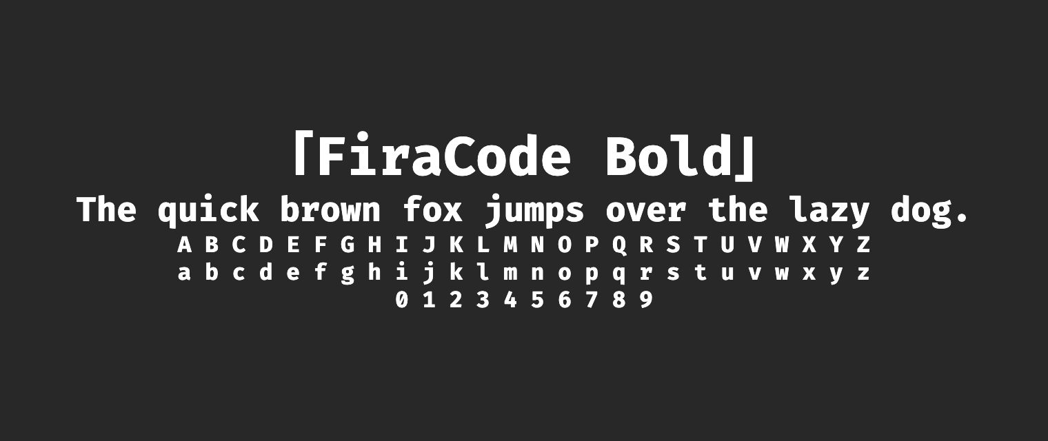 FiraCode-Bold