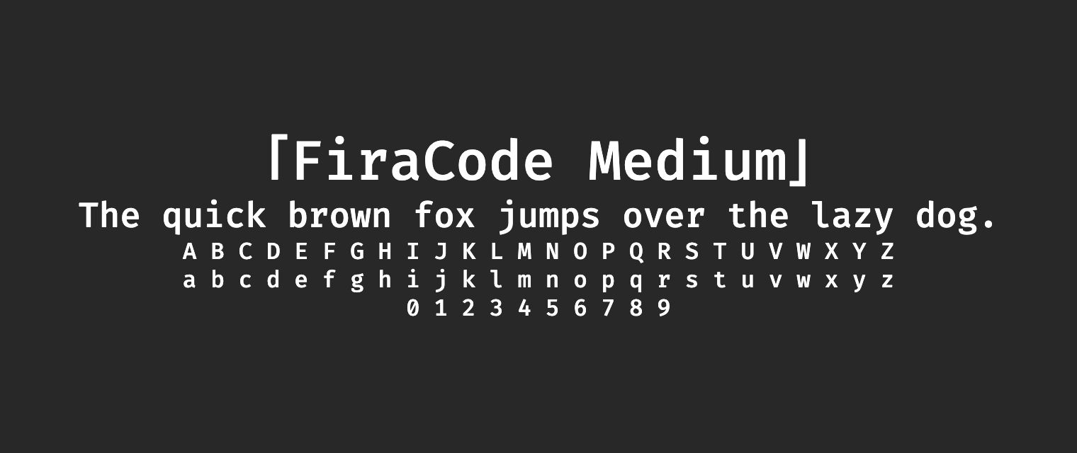 FiraCode-Medium
