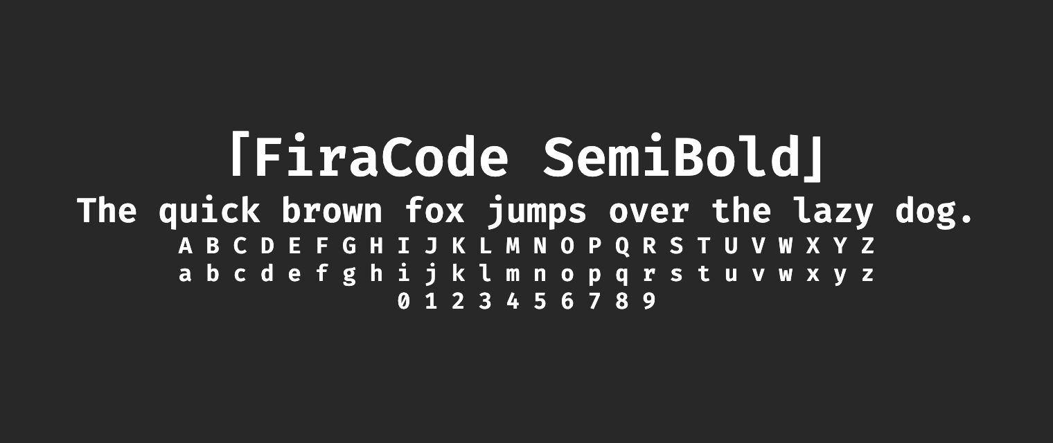 FiraCode-SemiBold