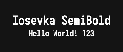 Iosevka-SemiBold