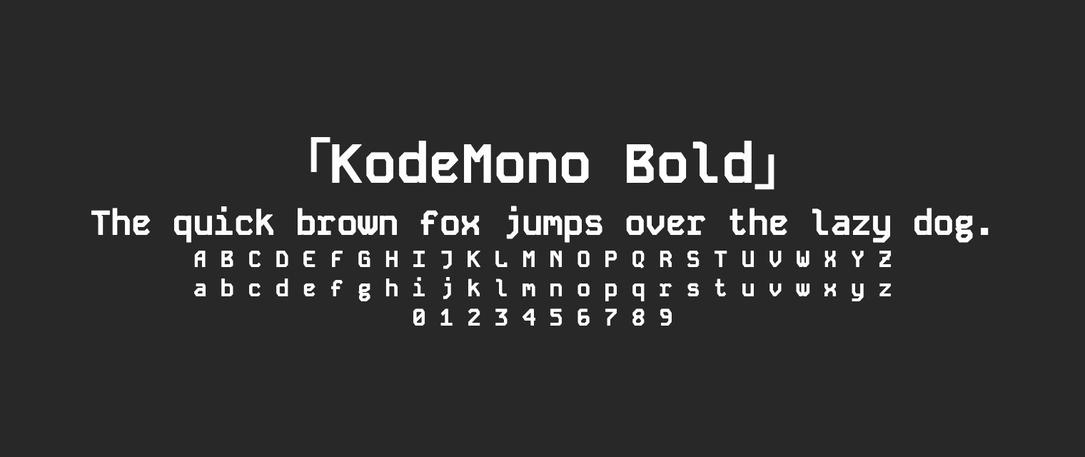 KodeMono-Bold