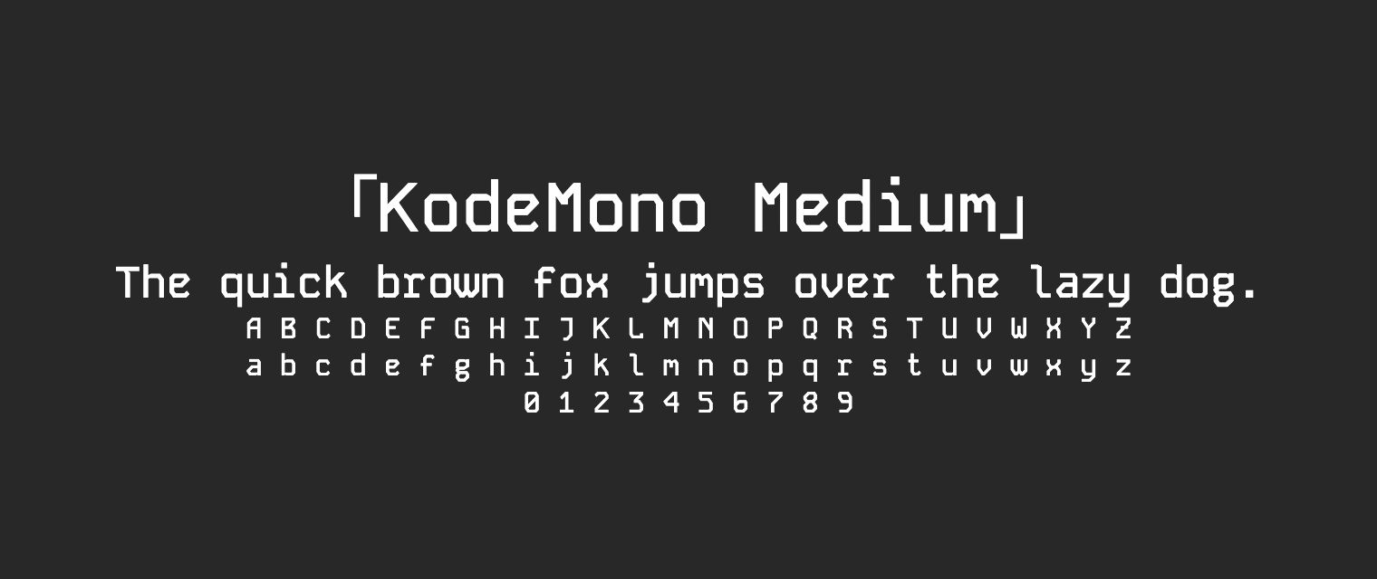 KodeMono-Medium