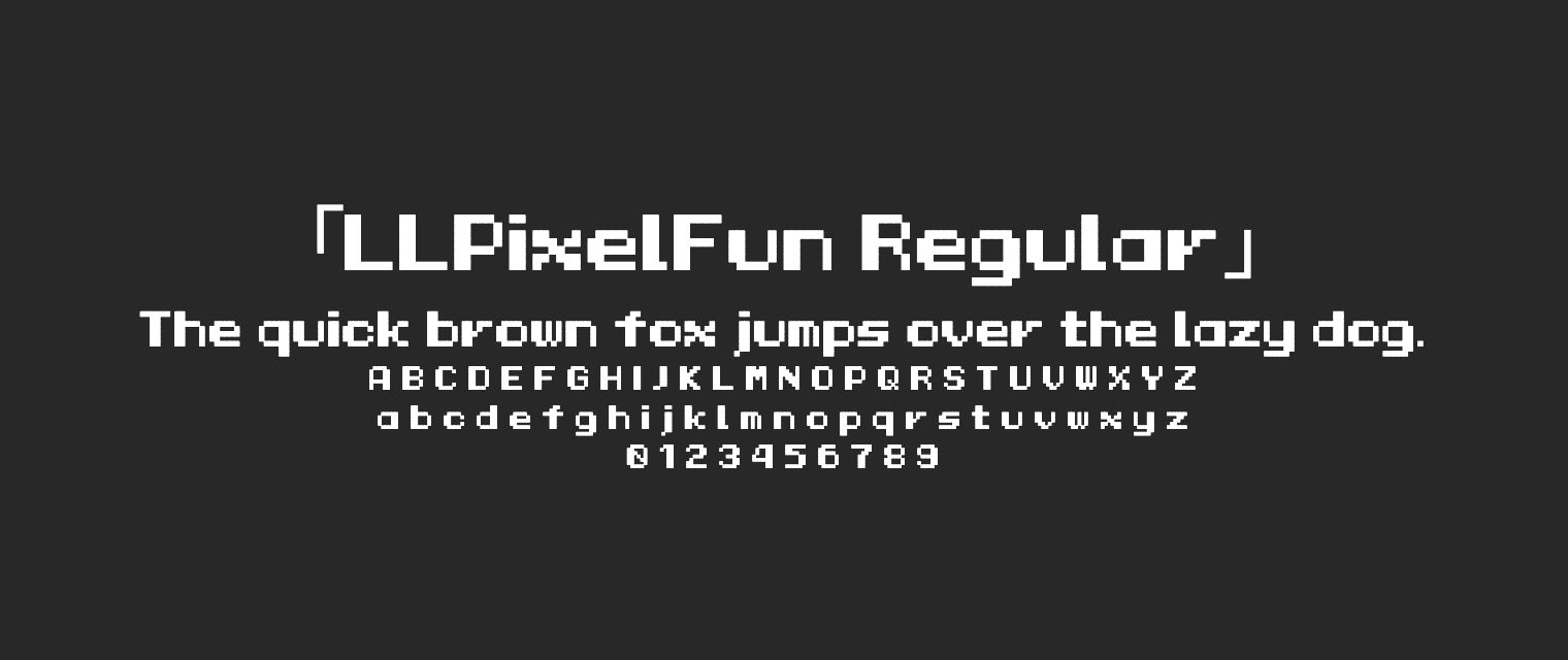 LLPixelFun-Regular