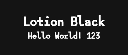 Lotion-Black