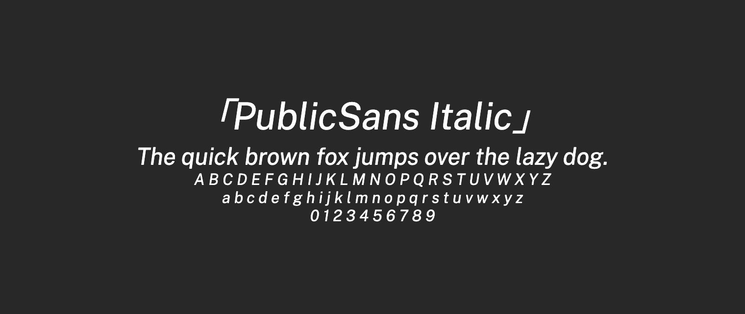 PublicSans-Italic