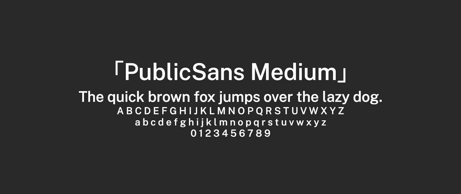 PublicSans-Medium