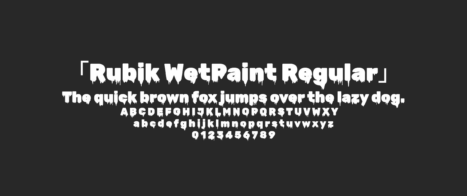 Rubik-WetPaint-Regular
