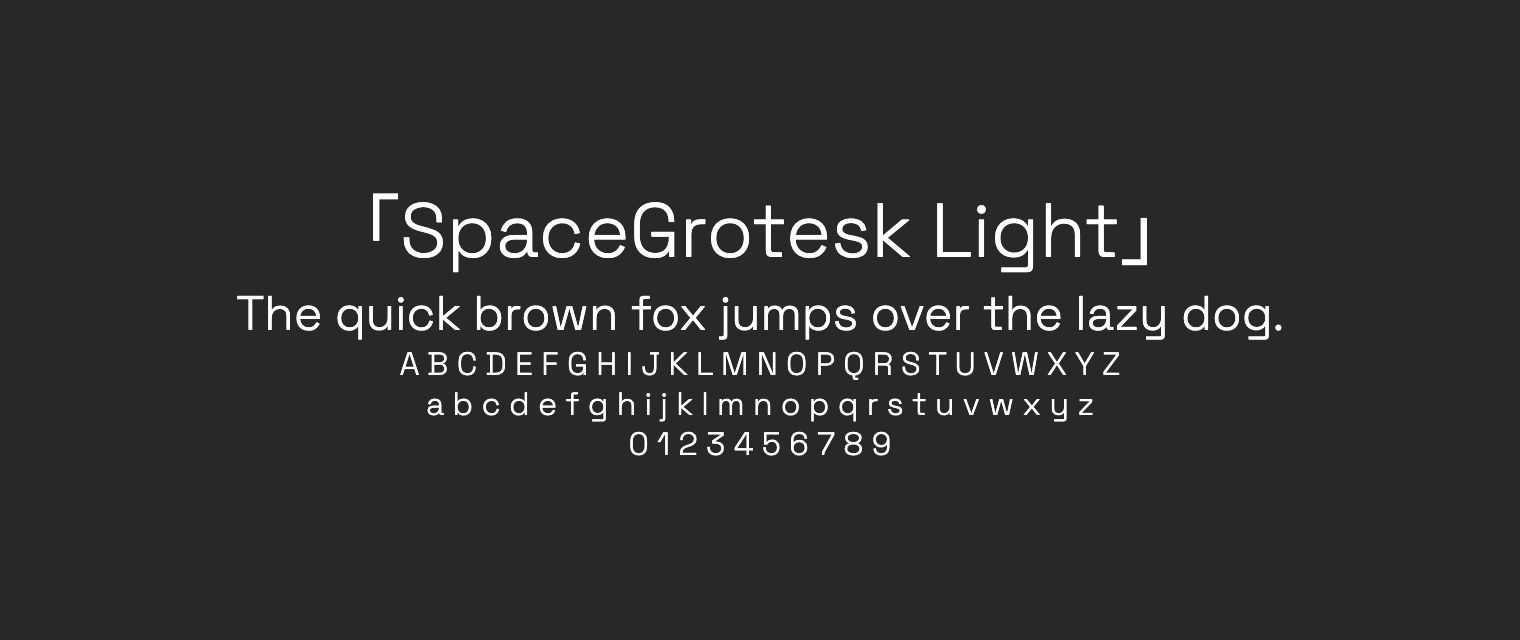 SpaceGrotesk-Light