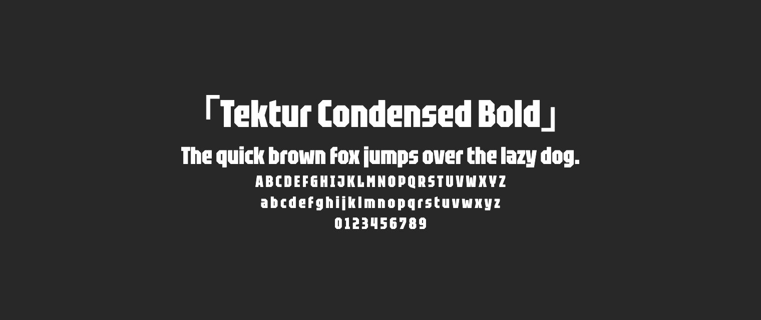 Tektur-Condensed-Bold