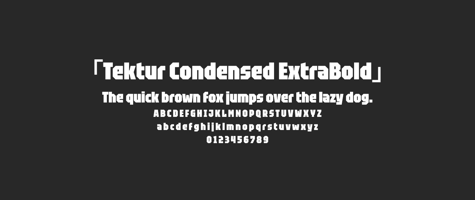 Tektur-Condensed-ExtraBold