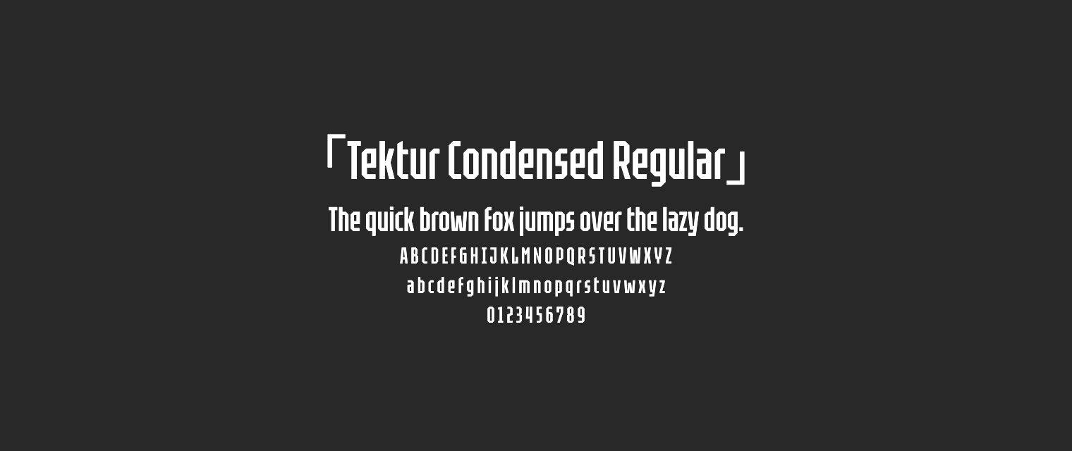 Tektur-Condensed-Regular