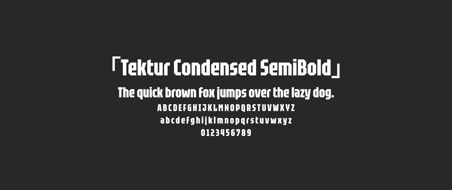 Tektur-Condensed-SemiBold