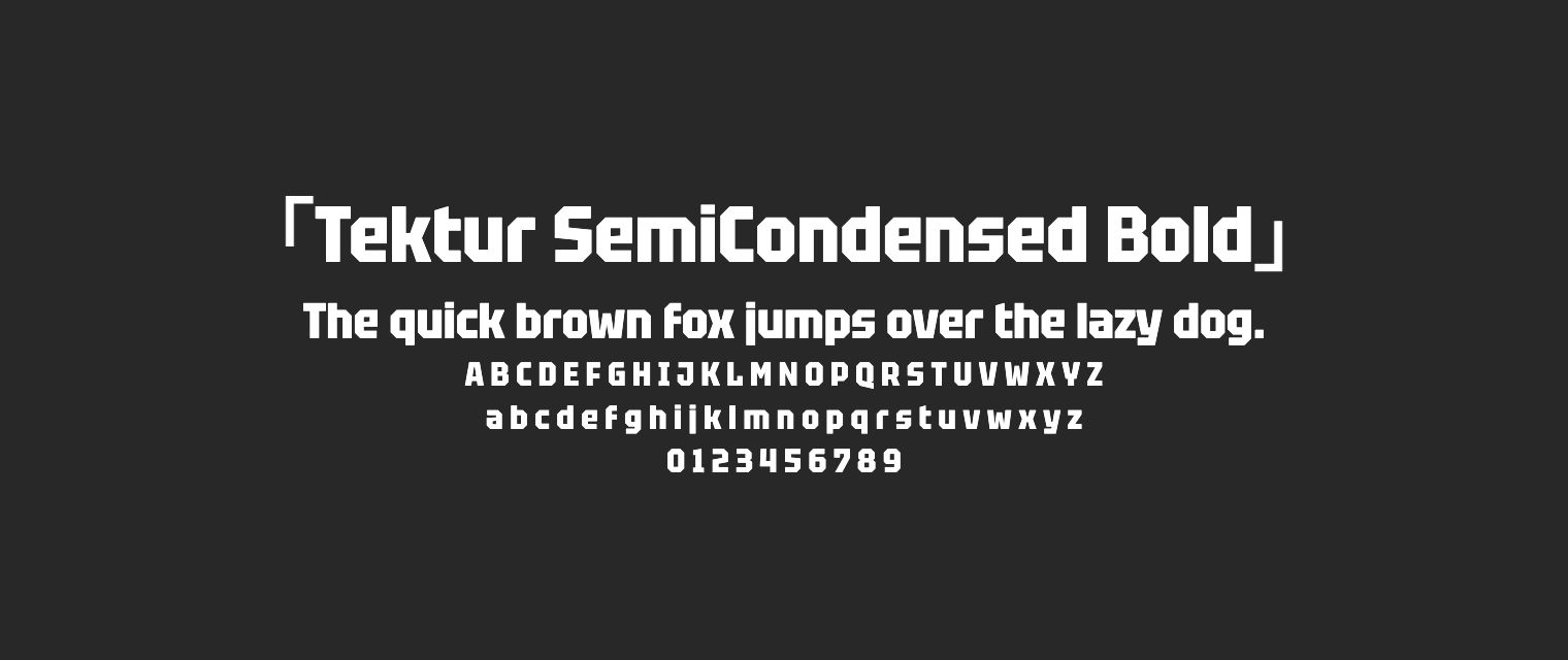 Tektur-SemiCondensed-Bold