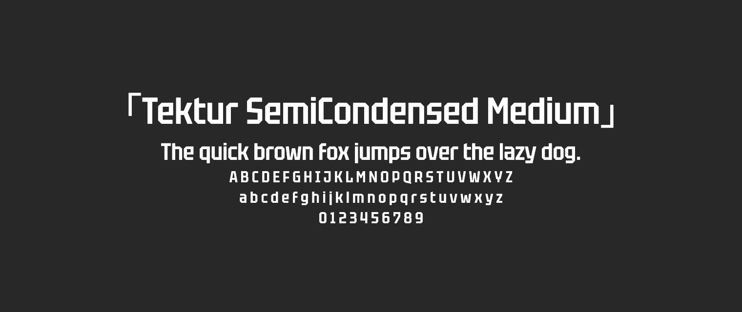 Tektur-SemiCondensed-Medium