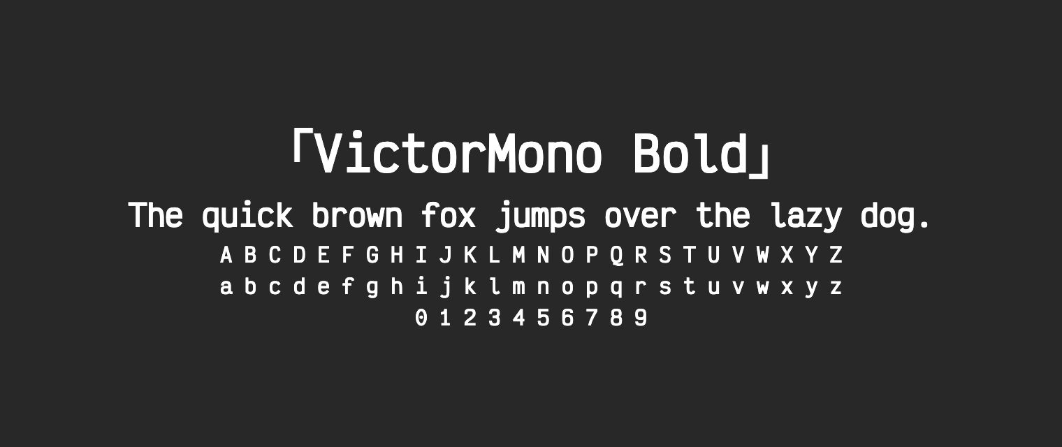 VictorMono-Bold