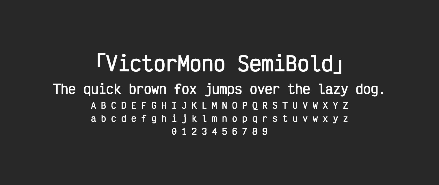 VictorMono-SemiBold